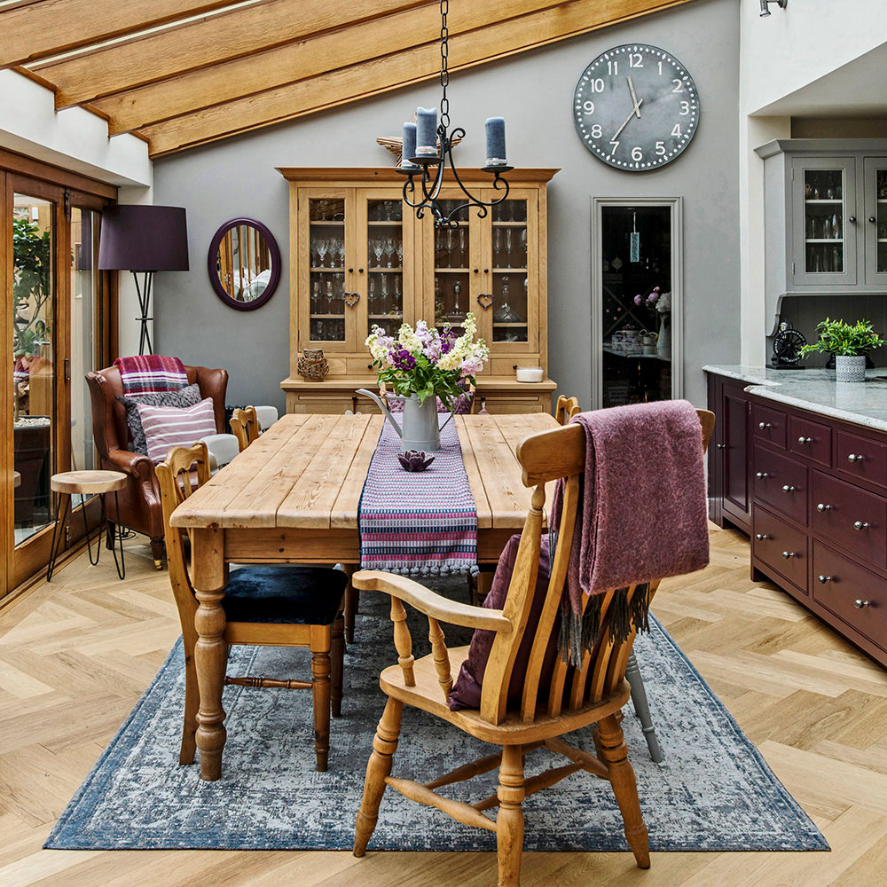 Quay View interior design project, dining table shot